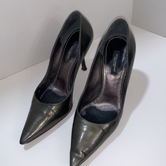 Dolce & Gabbana pointed toe stiletto high heeled pumps. - Picture 3 of 16